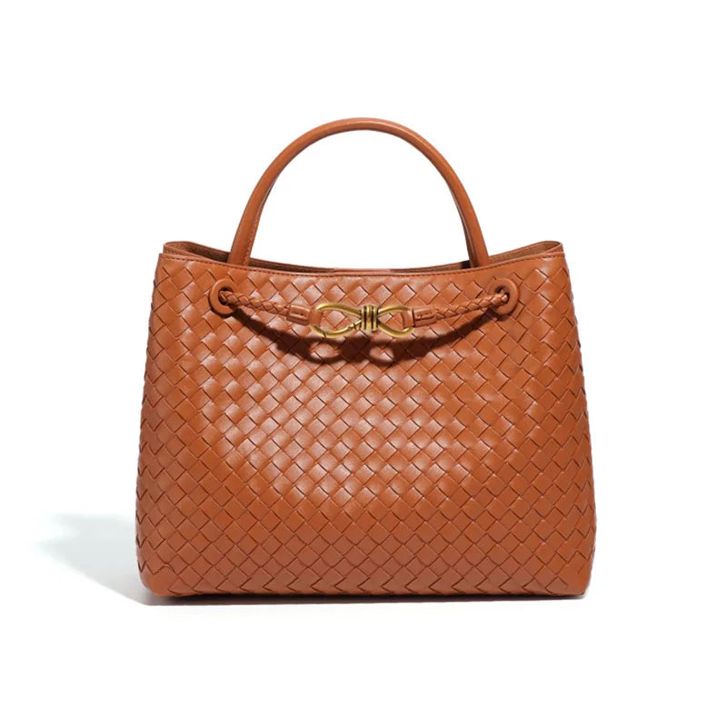 Sac à Main en Cuir PU Tressé