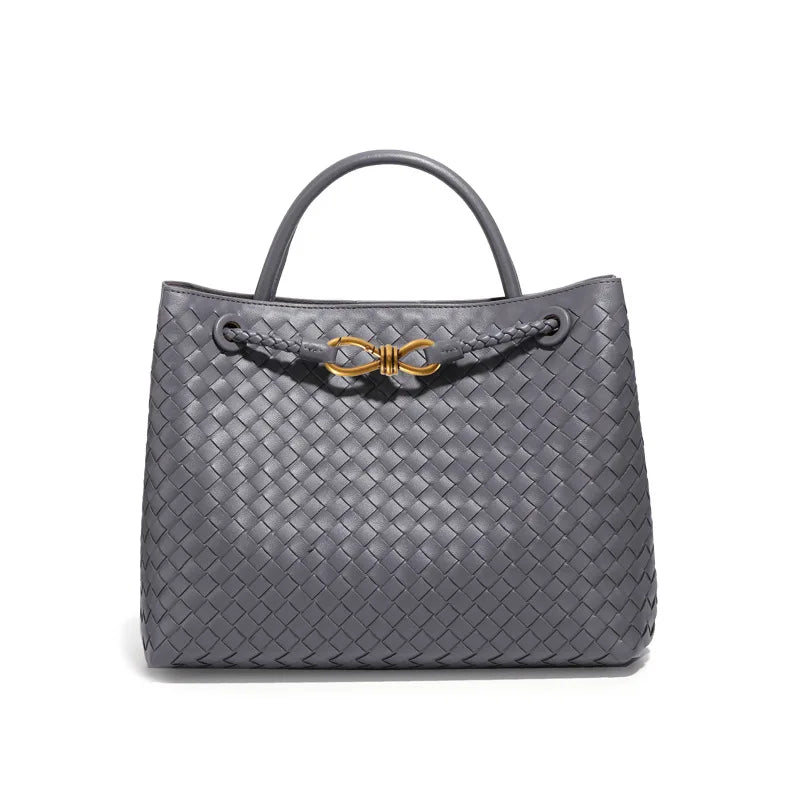 Sac à Main en Cuir PU Tressé