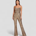 Combinaison Éblouissante pour Femme, Tenue Chic pour Soirées et Célébrations
