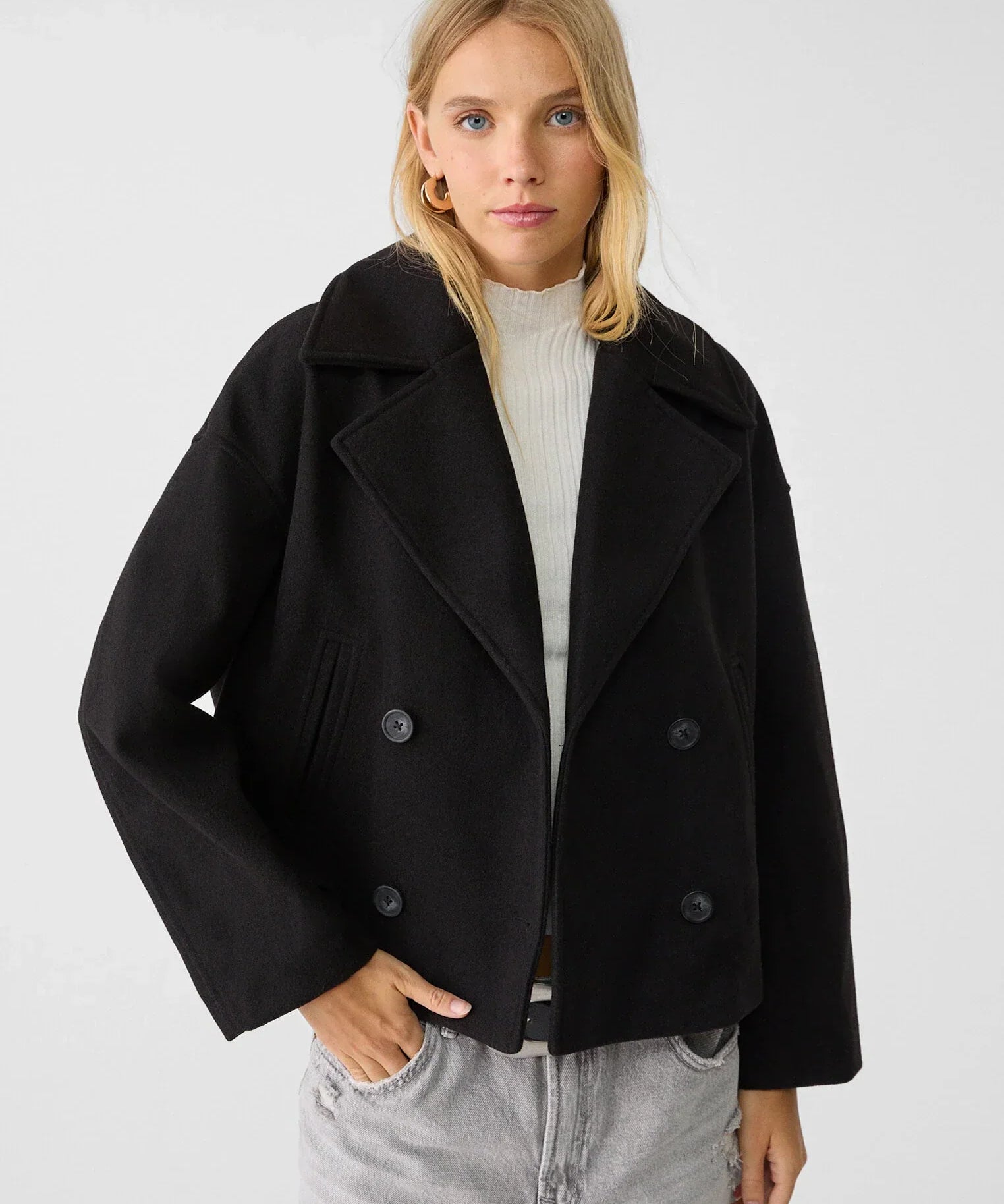Manteau Court Élégant pour Femmes